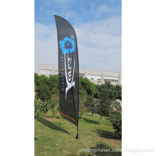 Roadside Swooper Feather Flags Banner For Advertising / Trade Show